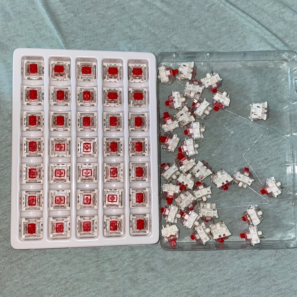 66ct Gateron switches - red esports level mechanical switch